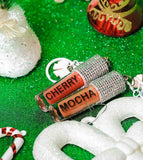 Cherry Bling + Mocha Bling